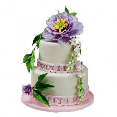 Торт Свадебный цветок купить - новосибирск.сладкоежкин.рф