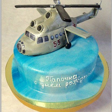 Торт военный вертолёт купить - новосибирск.сладкоежкин.рф